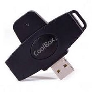 Leitor Cartao Electronico Cidadao Coolbox  USB Portatil