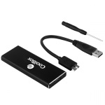 Caixa Disco CoolBox SSD M.2 USB3.1 – Preto