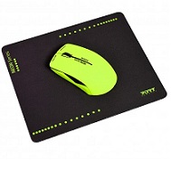 Rato PORTDesign  Wireless – Neon Lima + Mouse Pad
