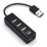 Hub Mini Ewent 4 Portas USB 2.0 – EW1123