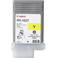Tinteiro Canon PFI102Y Amarelo – Plotter