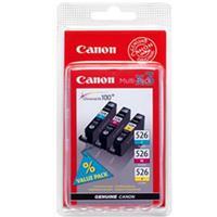 Tinteiro Pack Canon CLI526 Cyan + Magenta + Yellow