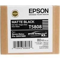 Tinteiro EPSON Preto Mate T5808