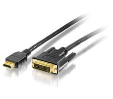 Cabo HDMI p/ DVI 18+1Pin – 1.8mt
