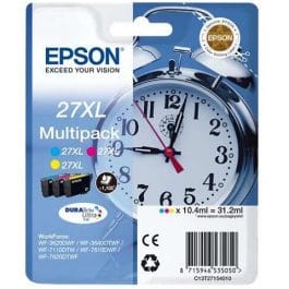 Tinteiro Epson Multipack 3 Colour 27XL DURABrite Ultra