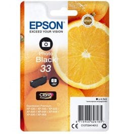 Tinteiro EPSON Photo T3341 (33) Preto Photo – C13T33414012