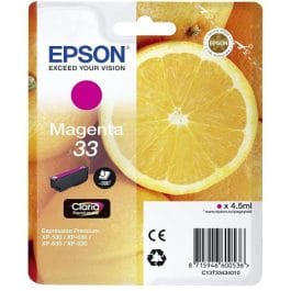 Tinteiro EPSON Photo T3343 (33) Magenta – C13T33434012