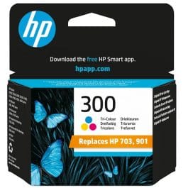 Tinteiro HP 300 Tricolor – CC643EE