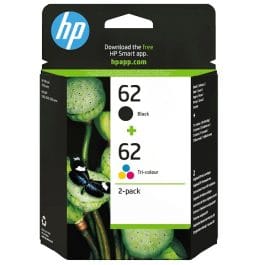 Tinteiro Pack HP 62 Preto + 62 Cor – N9J71AE