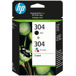 Tinteiro Pack HP 304 Preto +304 Cor  3JB05AE