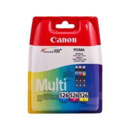 Tinteiro Pack Canon CLI526 Cyan + Magenta + Yellow
