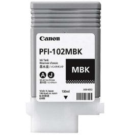 Tinteiro Canon PFI102MBK Matte Black – Plotter