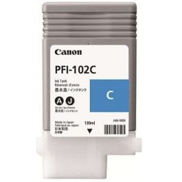 Tinteiro Canon PFI102C Ciano – Plotter