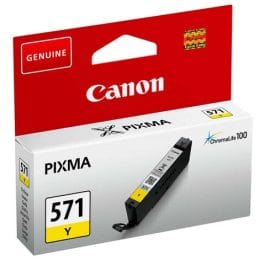 Tinteiro Canon CLI571 – Amarelo