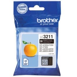 Tinteiro Brother LC3211BK Preto