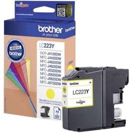 Tinteiro Brother LC223Y Amarelo