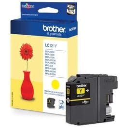 Tinteiro Brother LC121Y – Amarelo