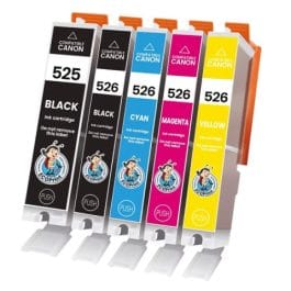 Tinteiro Compativel Canon PGI525BK/CLI526 BK/C/M/Y