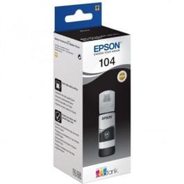 Garrafa Epson T104 Preto 65ml – C13T00P140