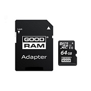 Cartao Memoria GoodRam 64GB MICRO CARD cl 10 UHS I + adapter