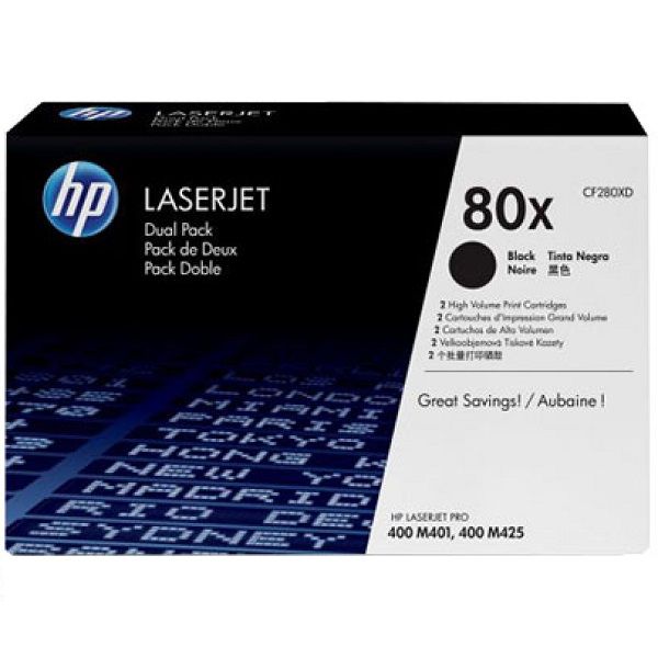 Toner HP CF280X Dual Pack