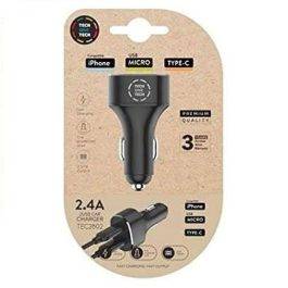 Carregador Isqueiro Carro Tech One 2x USB 2.4A