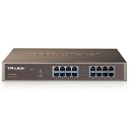 Switch TP-Link de Rack 16 portas 10/100/1000Mbps TL-SG1016D