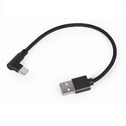 Cabo USB  2.0 A  – TIPO C MACHO MACHO 0,2M
