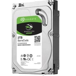 Disco Seagate 2TB Barracuda 3.5″ 6Gb/s 7200 rpm 256mb Cache
