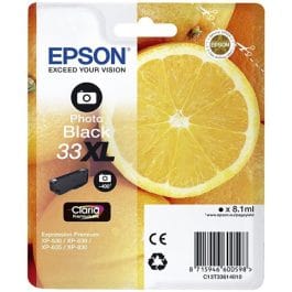 Tinteiro EPSON 33XL Photo Black – C13T33614020