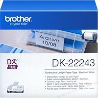 Etiquetas Brother DK-22243 102 x 30.48mm
