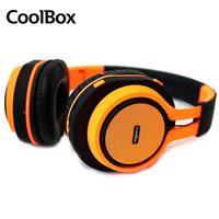 Auscultadores CoolBox CoolHead Bluetooth – Laranja