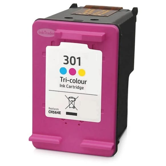 Tinteiro Reciclado HP 301 Cor - CH562E