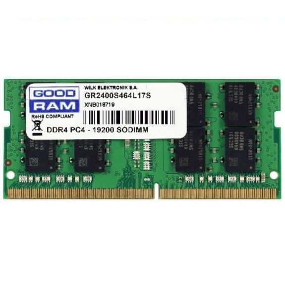 Memórias GoodRam DDR4 8GB 2400MHz CL17 SODIMM