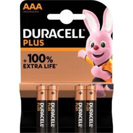 Pilhas Duracell AAA 1.5v LR03 4 alcalinas