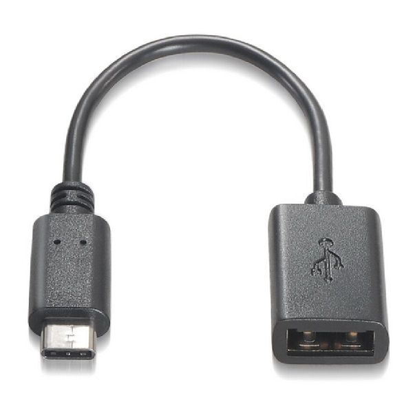 Cabo USB-C 2.0 macho para USB-A fêmea 15 cm