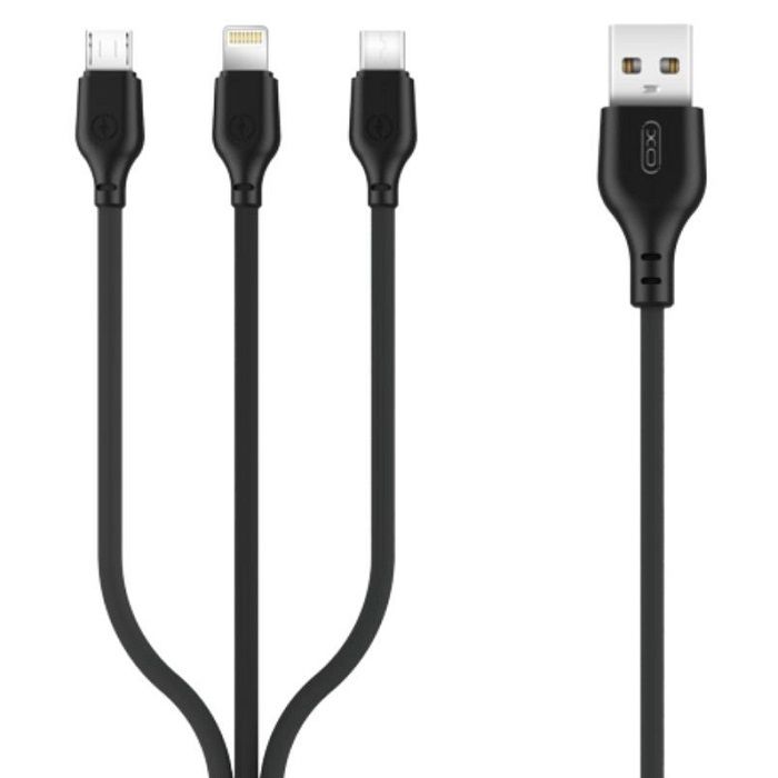 Cabo USB p/SmartPhones Micro USB/USB-C/Lightning