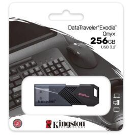 Pen Drive 256GB Kingston Exodia Onyx – USB 3.2