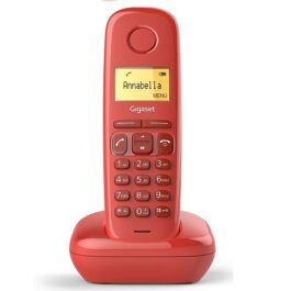 Telefone Gigaset A170 Vermelho S/Fios