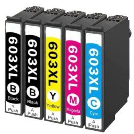 Tinteiro Compativel Epson Pack 5 uni (2Pretos+3Cores 603XL) Especial