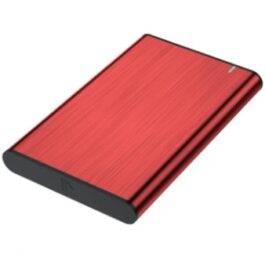 Caixa Disco Aisens ASE-2525RED 2.5” Sata USB 3.0 – Vermelho
