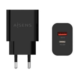 Carregador Aisens 20W USB-C+USB-A Carga rápida