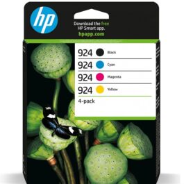 Tinteiro Pack HP 924 Preto/Cyan/Magenta/Amarelo – 6C3Z1NE