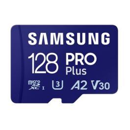 Cartao Memória Samsung PRO Plus 128GB microSD XC/Classe10/180MB/s