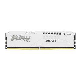 Memória Kingston 16GB 5600MT/s DDR5 CL40 DIMM FURY Beast White XMP