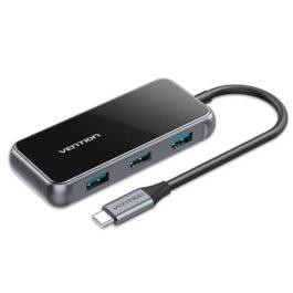 Hub USB Tipo-C Vention 4xUSB 3.0 + 1xUSB Tipo-C