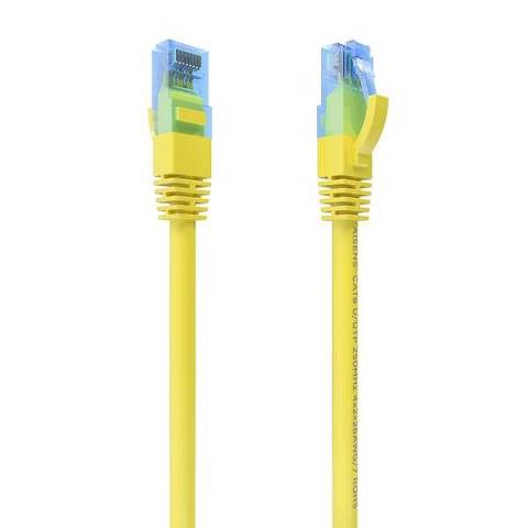 Cabo de Rede Cat6E UTP RJ45 - 0.25mt - Amarelo