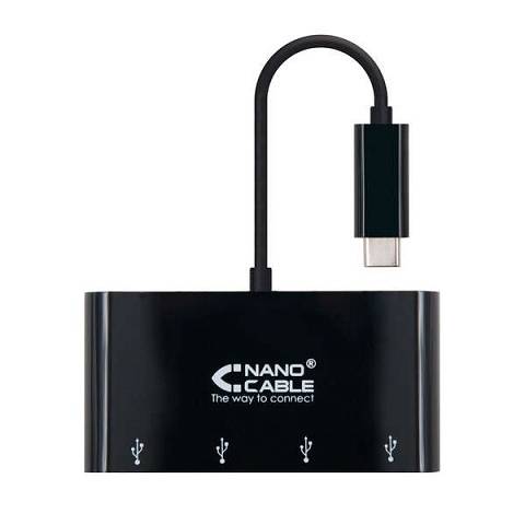 Hub NANO USB-C Para 4 Portas USB3.0