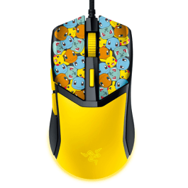 Rato Razer Gaming Cobra Pokémon Kanto – Amarelo