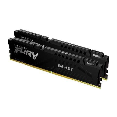 Memórias Kingston DDR5 64GB 5600MT/s CL40 Beast Black Kit